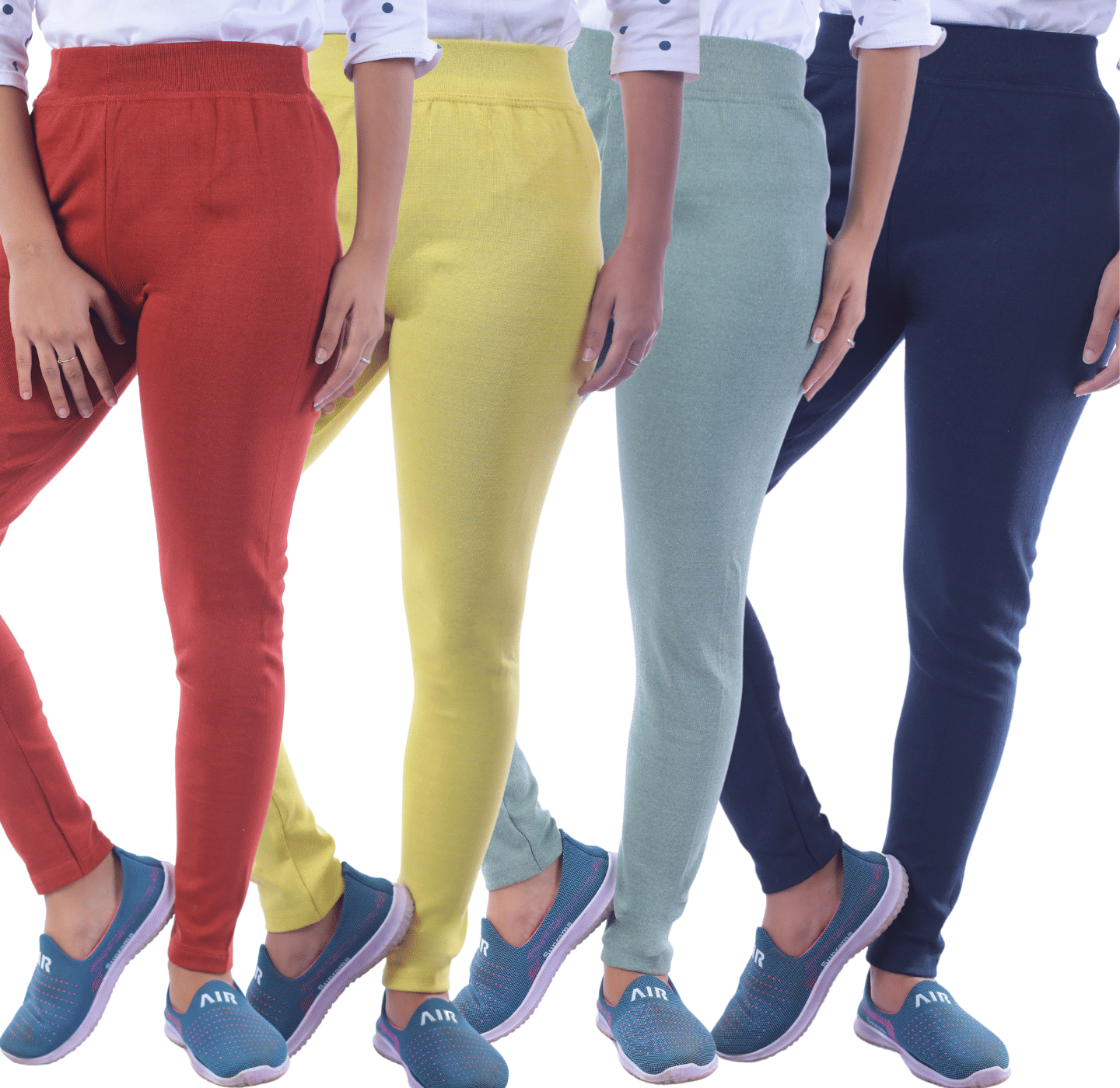     			KARARO Women Cotton Blend Skinny Fit Jegging