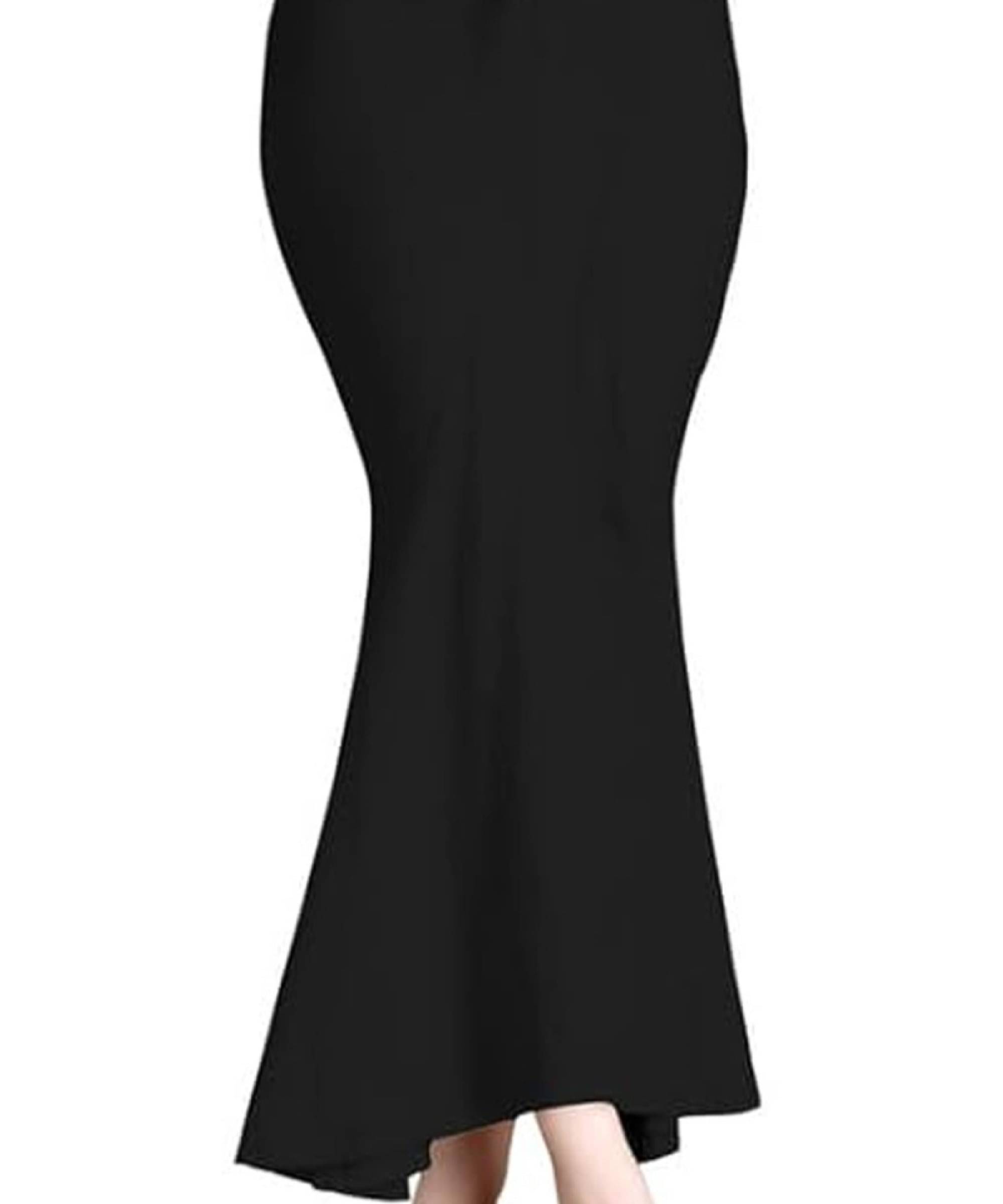     			Ki2 Fashion Black Cotton Blend Petticoat - Single