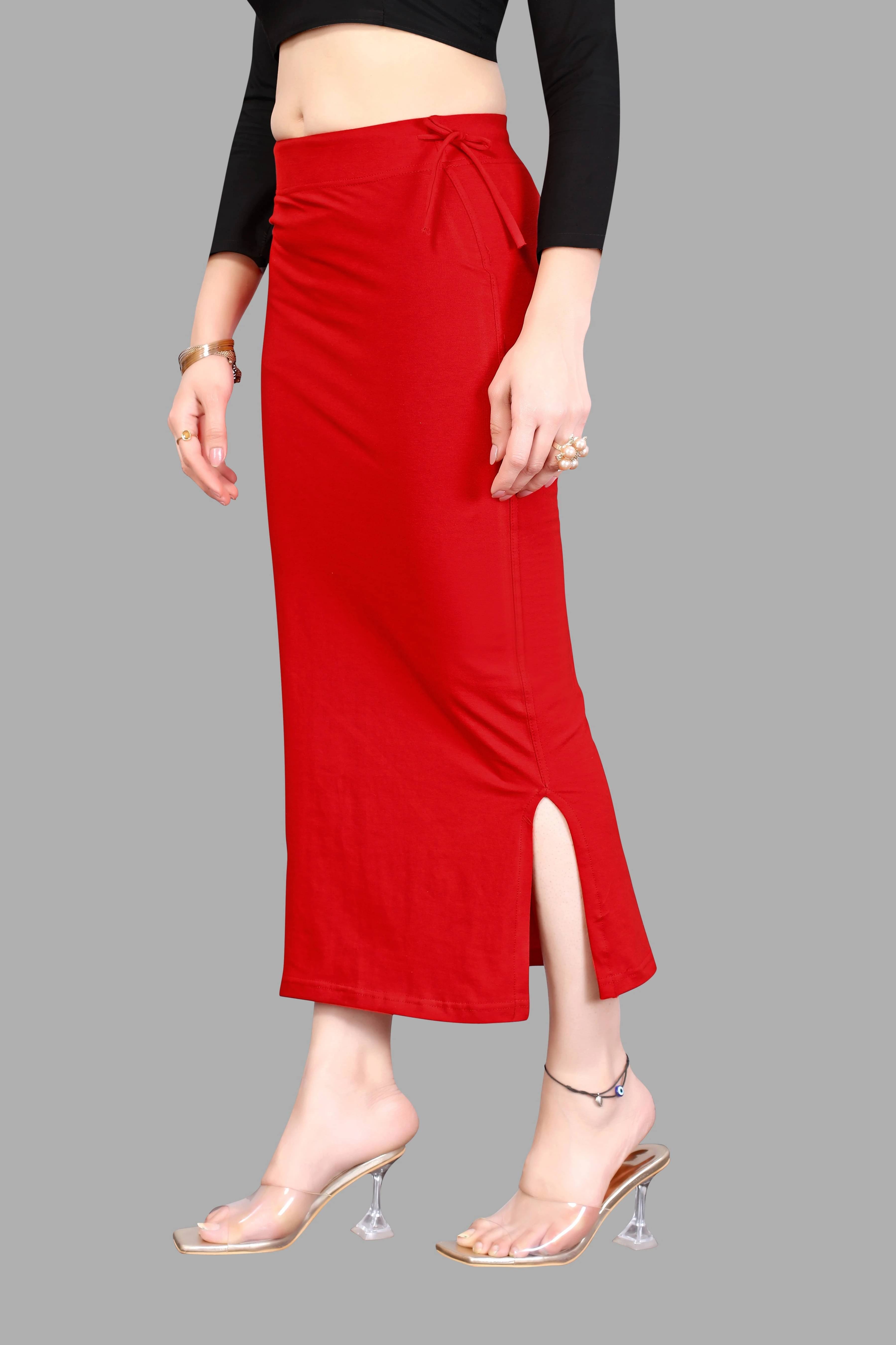 Ki2 Fashion Red Lycra Petticoat - Single Ki2 Fashion Red Lycra Petticoat - Single