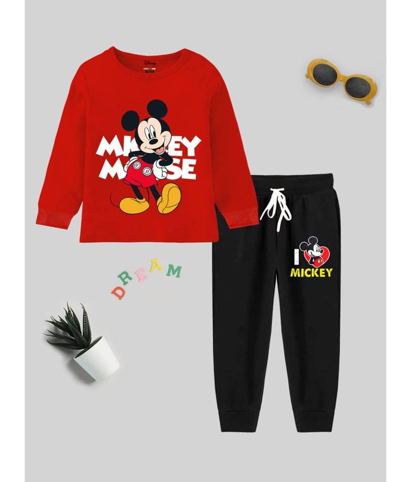     			Kuchipoo Pack of 1 Boys Cotton Blend T-Shirt & Pants Set ( Multicolor 2 )