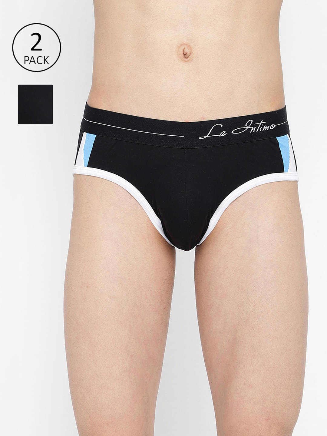 La Intimo Pack of 2 Lycra Briefs For Men's ( Multicolor7 ) La Intimo Pack of 2 Lycra Briefs For Men's ( Multicolor7 )