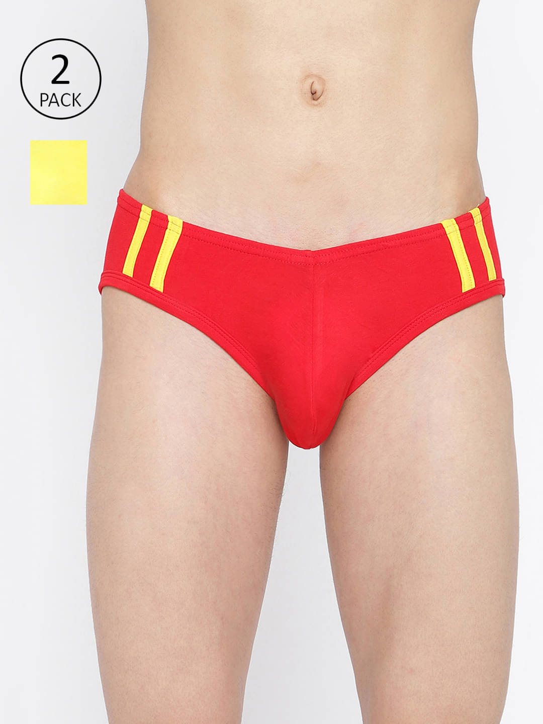 La Intimo Pack of 2 Lycra Briefs For Men's ( Multicolor10 ) La Intimo Pack of 2 Lycra Briefs For Men's ( Multicolor10 )