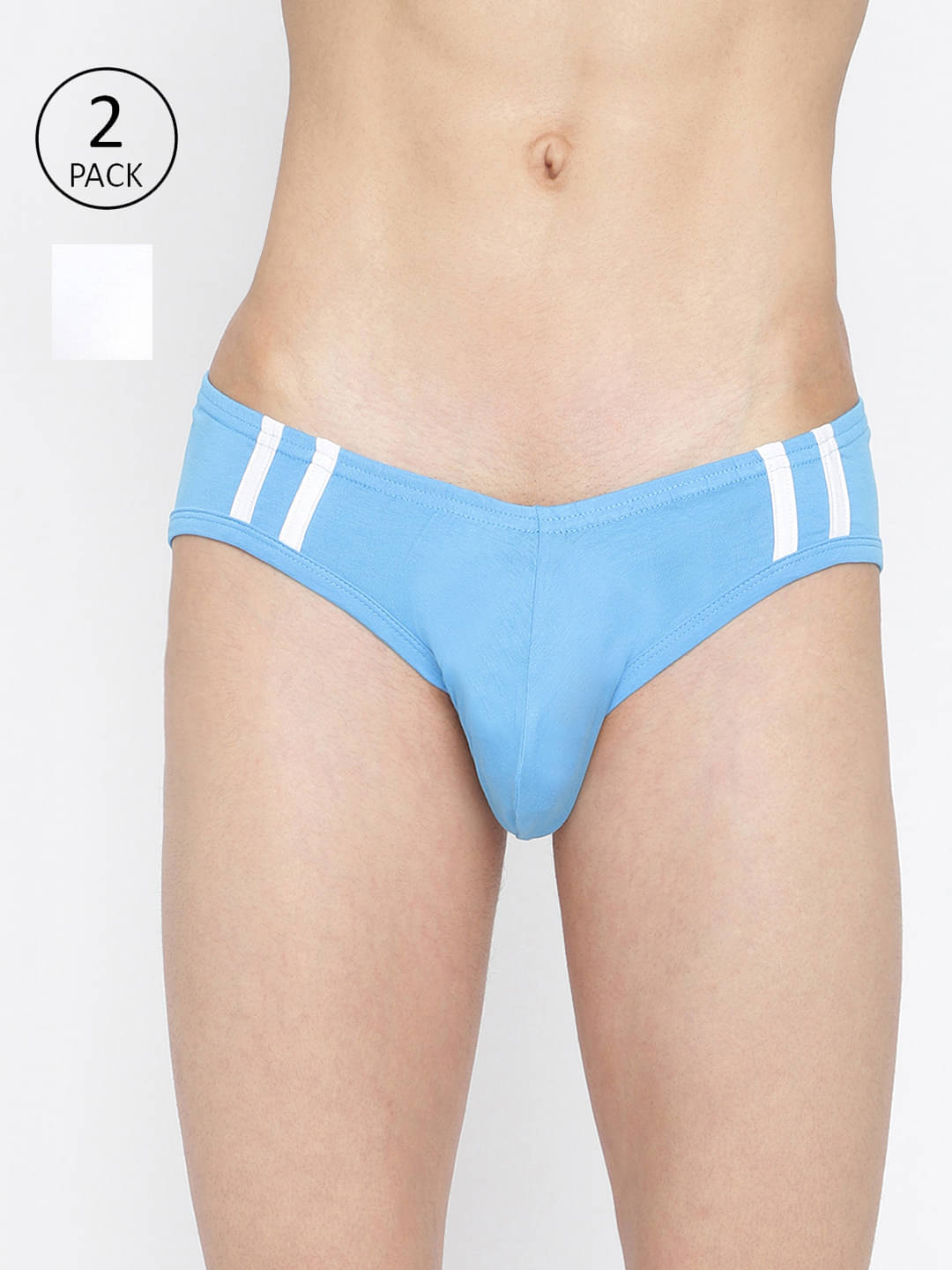     			La Intimo Pack of 2 Lycra Briefs For Men's ( Multicolor10 )