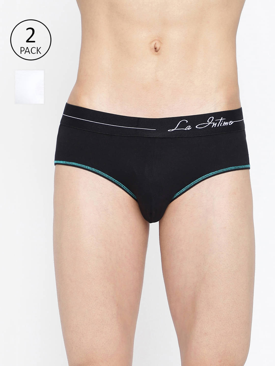 La Intimo Pack of 2 Lycra Briefs For Men's ( Multicolor5 ) La Intimo Pack of 2 Lycra Briefs For Men's ( Multicolor5 )