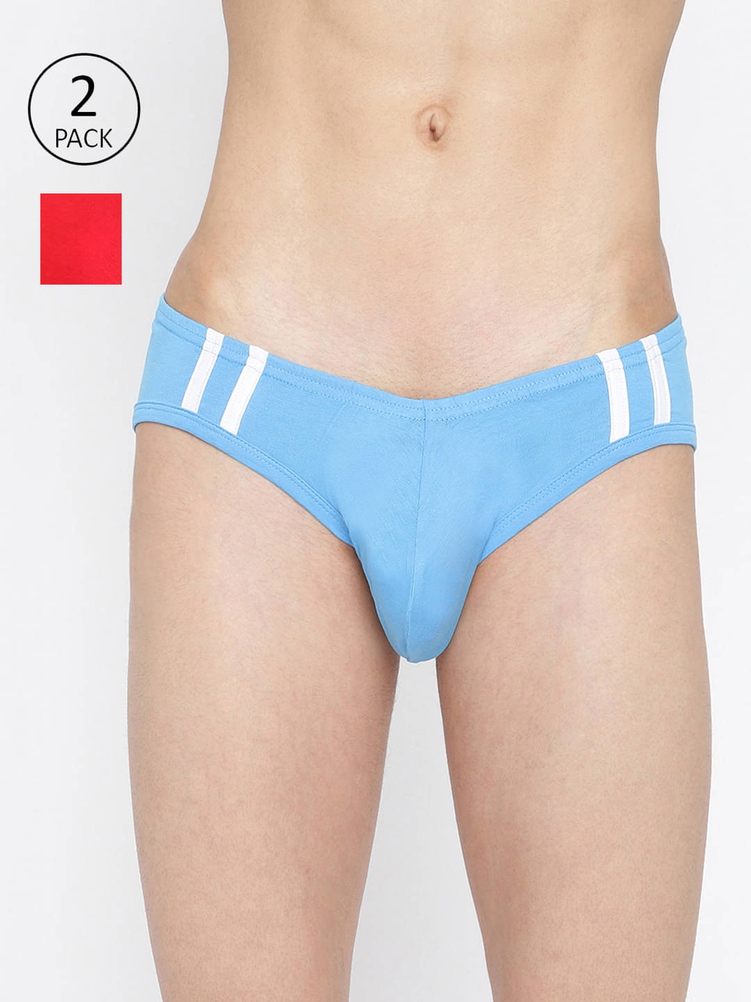La Intimo Pack of 2 Lycra Briefs For Men's ( Multicolor10 ) La Intimo Pack of 2 Lycra Briefs For Men's ( Multicolor10 )