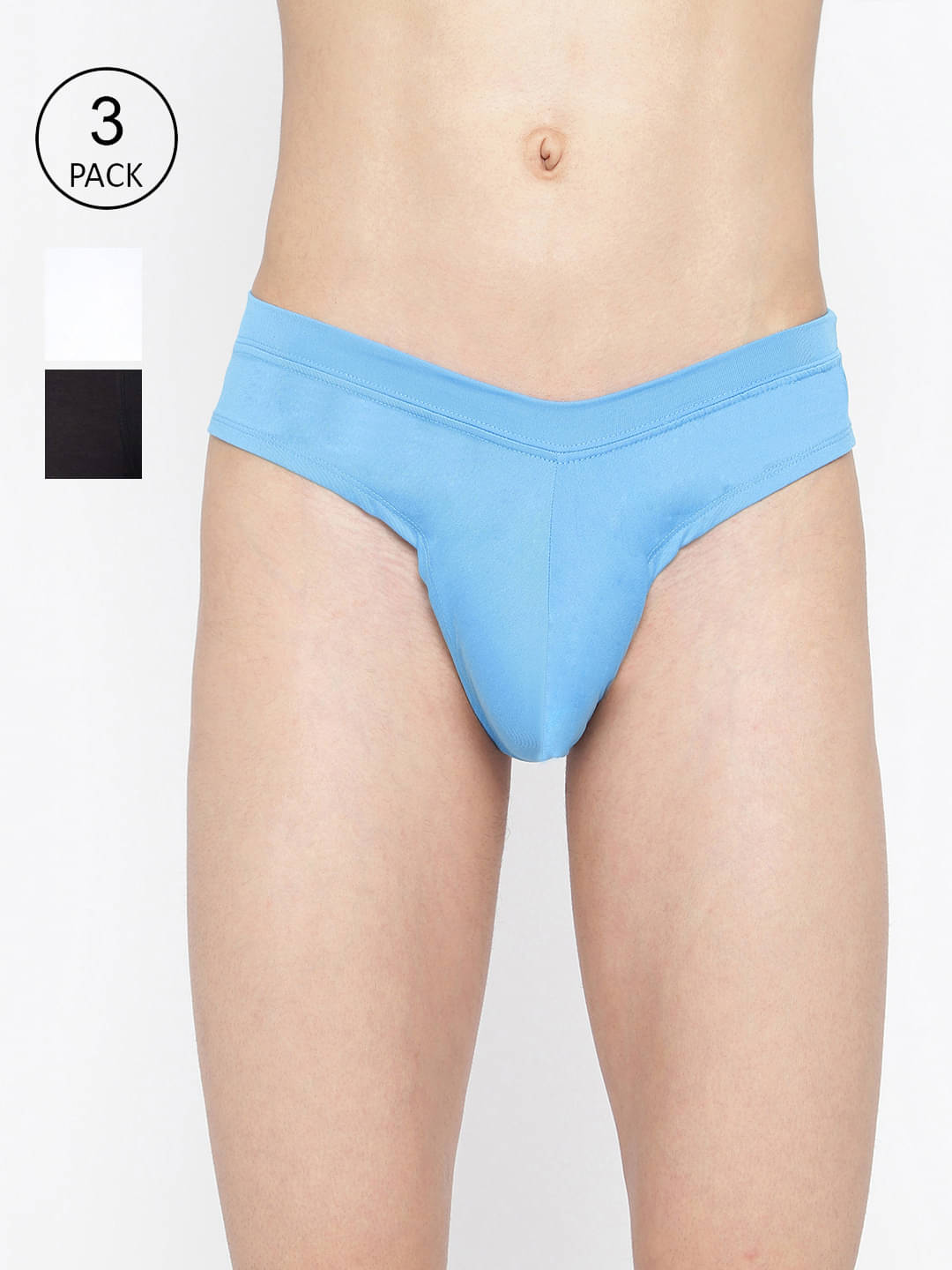 La Intimo Pack of 3 Polyester Briefs For Men's ( Multicolor1 )     			La Intimo Pack of 3 Polyester Briefs For Men's ( Multicolor1 )