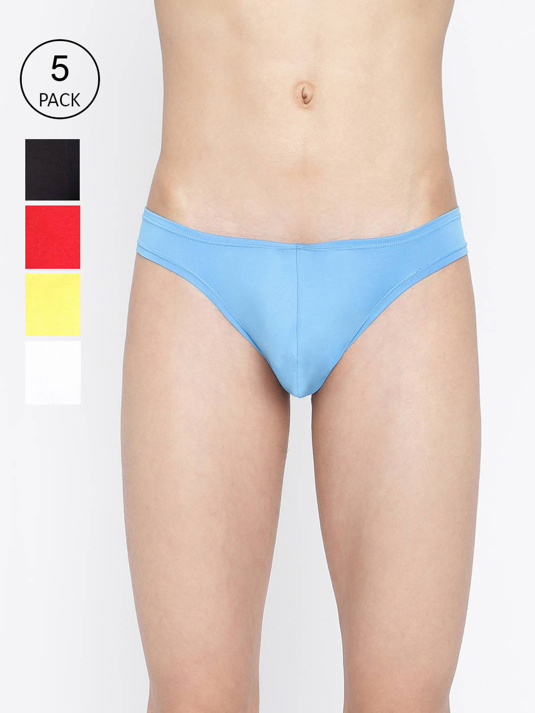     			La Intimo Pack of 5 Polyester Briefs For Men's ( Multicolor15 )