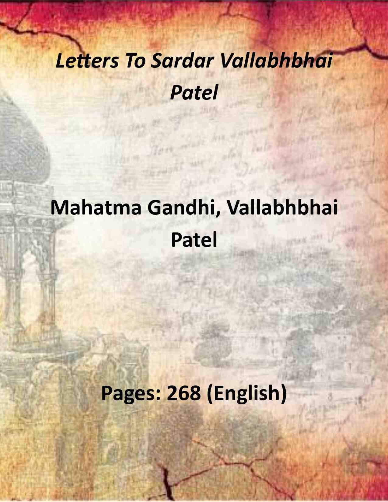     			Letters To Sardar Vallabhbhai Patel