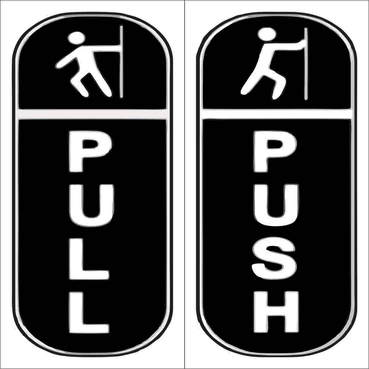 Pull and Push Stickers for Doors – Set of 2 (9x4 Inch Each) | Vinyl Sign Decals for Office, Shops & Public Use Pull and Push Stickers for Doors – Set of 2 (9x4 Inch Each) | Vinyl Sign Decals for Office, Shops & Public Use
