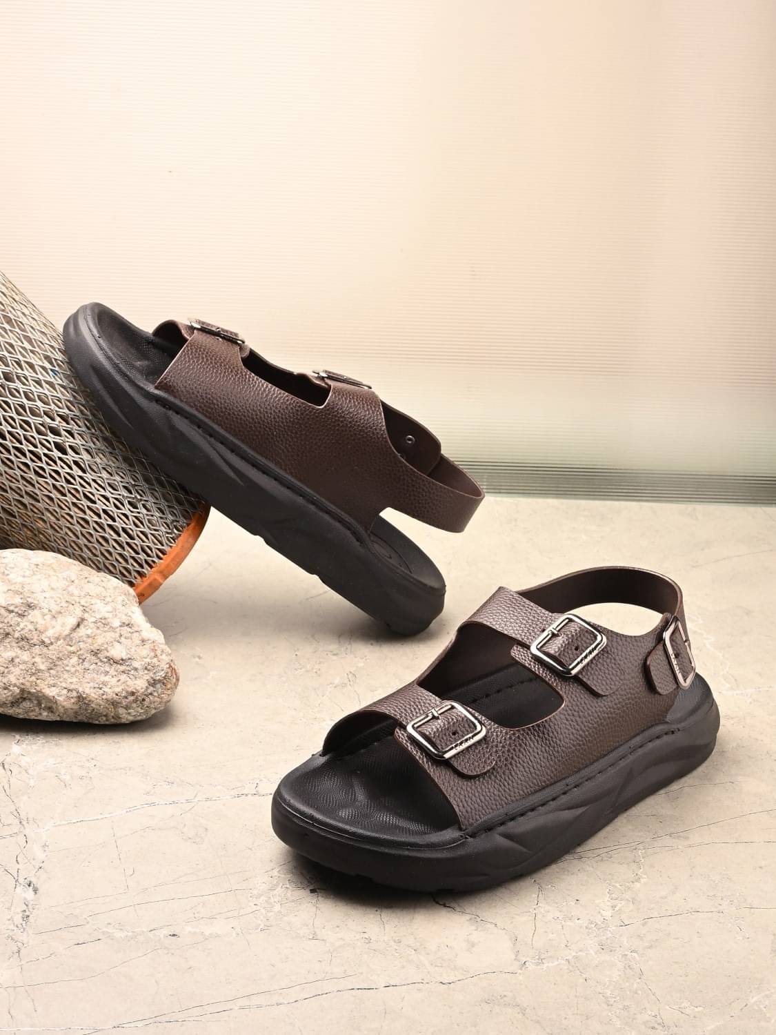 Rising Wolf - Brown Men's Sandals Rising Wolf - Brown Men's Sandals