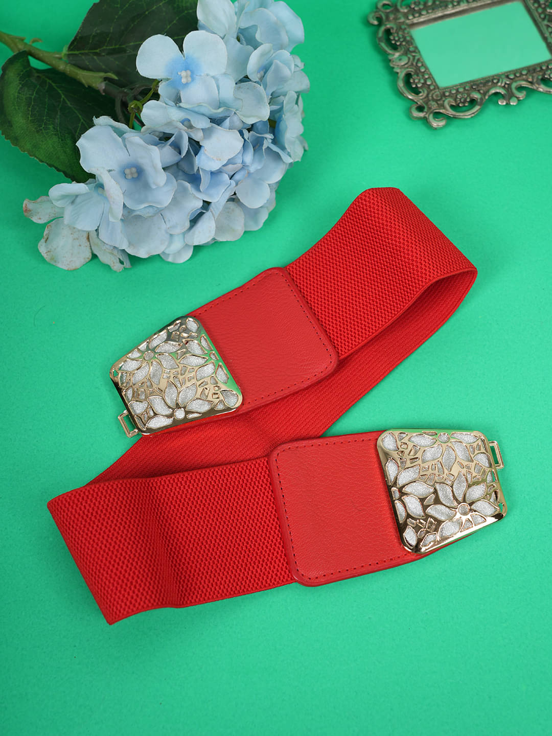     			STYLE SHOES Fabric Women's Bow Belt ( Pack of 1 )