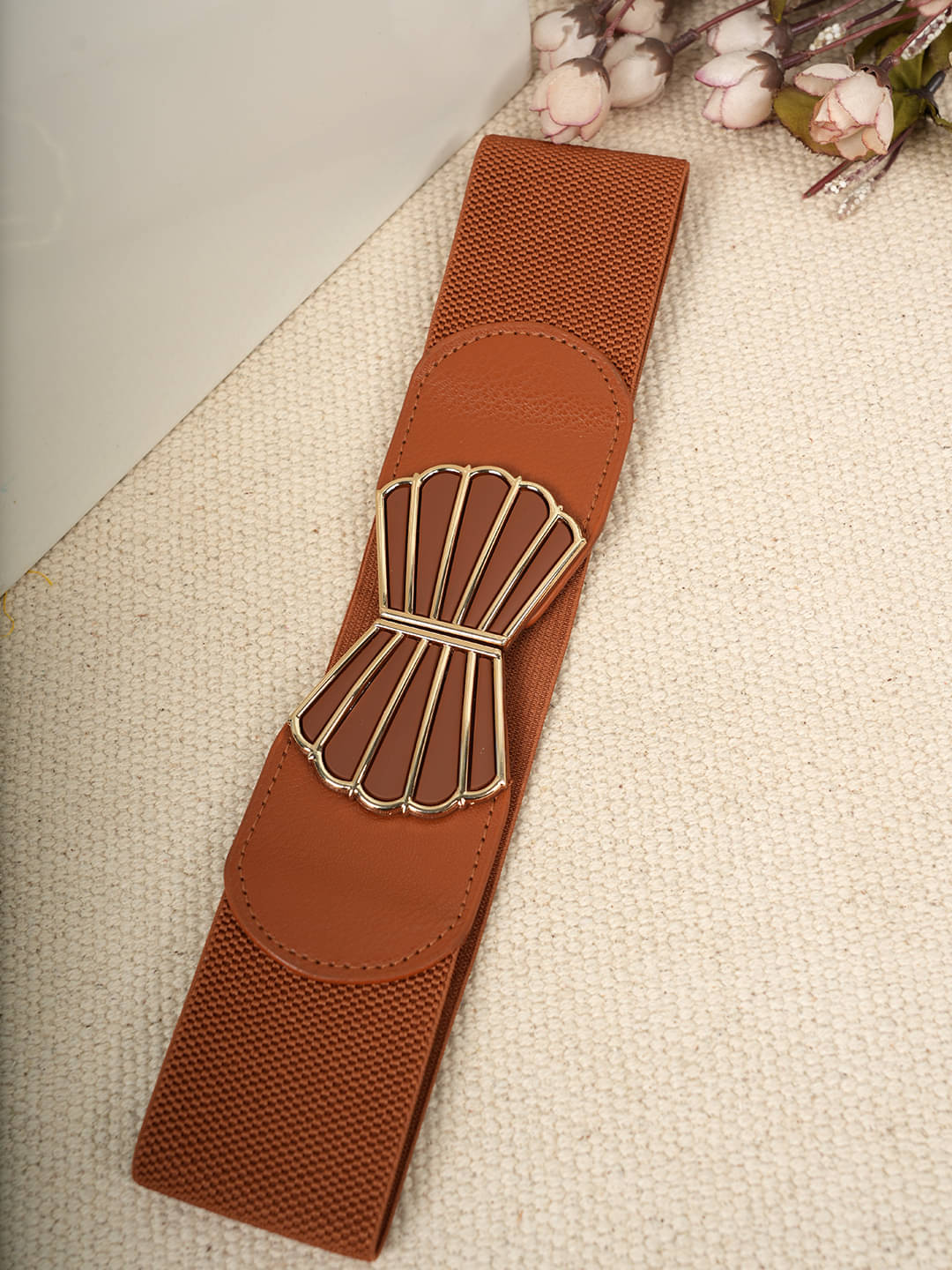     			STYLE SHOES Fabric Women's Bow Belt ( Pack of 1 )