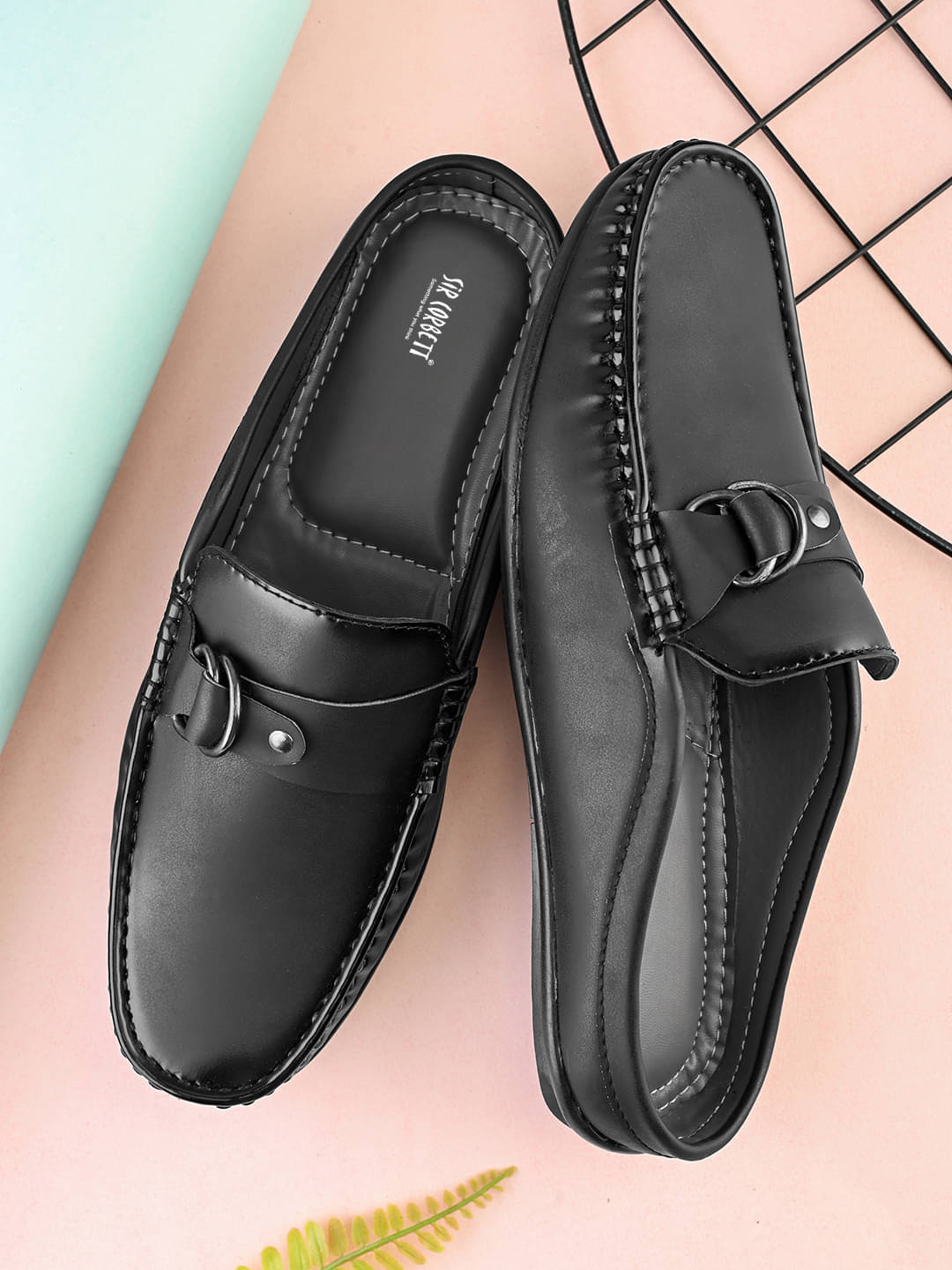     			Sir Corbett Black Men's Slip on