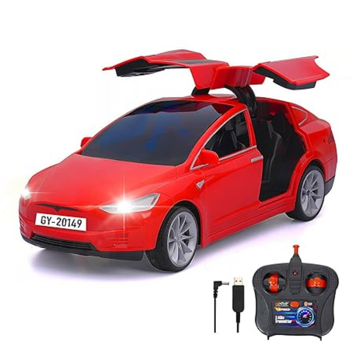 TOY JUNCTION GY-20149 Rechargeable Remote Control High Speed Car with Door open - Multicolor Metal Car ( Pack of 1 ) TOY JUNCTION GY-20149 Rechargeable Remote Control High Speed Car with Door open - Multicolor Metal Car ( Pack of 1 )