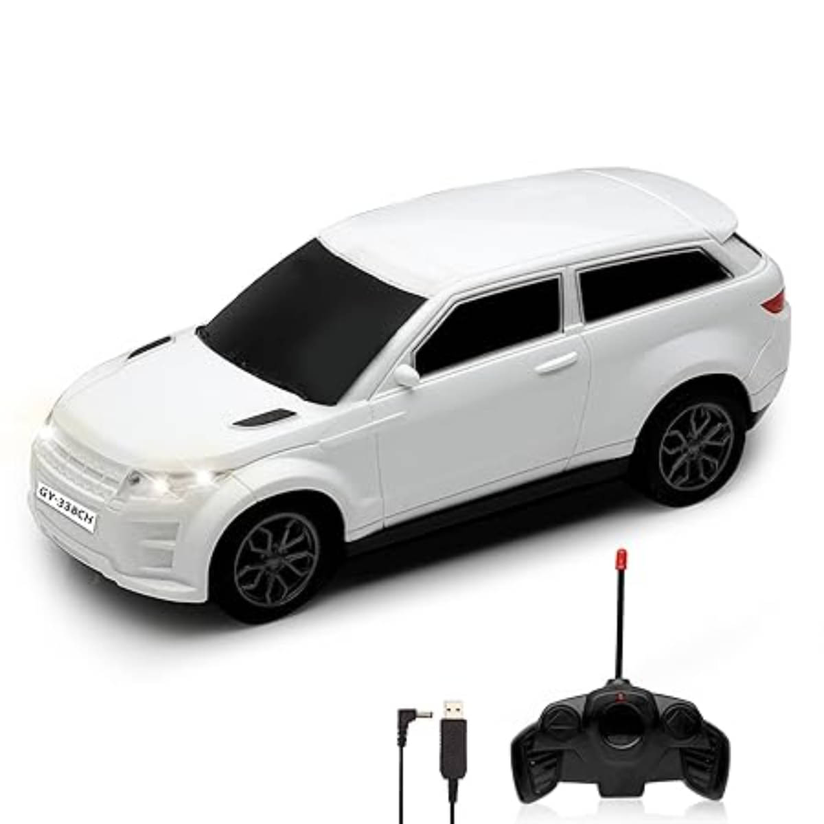 TOY JUNCTION GY-338CH Rechargeable Remote Control Car Toy Rechargeable Battery - Multicolor Plastic Car ( Pack of 1 ) TOY JUNCTION GY-338CH Rechargeable Remote Control Car Toy Rechargeable Battery - Multicolor Plastic Car ( Pack of 1 )
