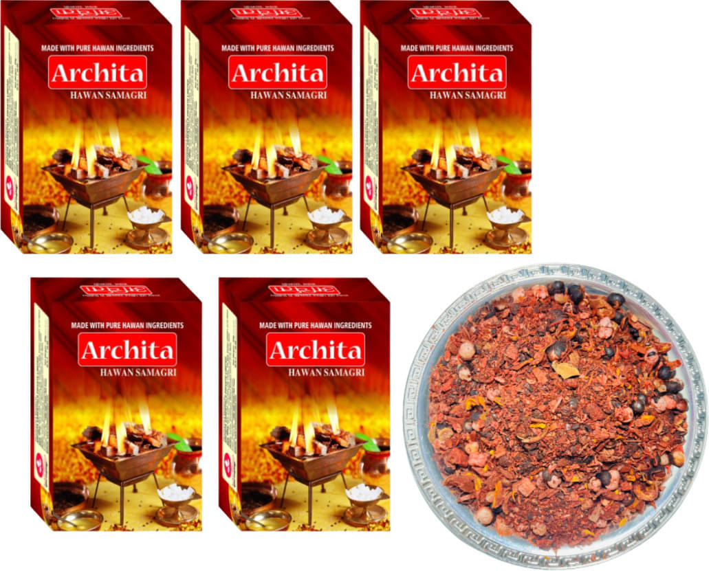    			archita poojabatti Pooja Kit 5 ( Pack of 5 )