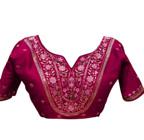     			fancynine Rani Readymade with Pad Silk Women's Blouse ( Pack of 1 )