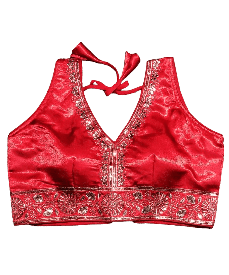     			fancynine Red Readymade with Pad Viscose Women's Blouse ( Pack of 1 )