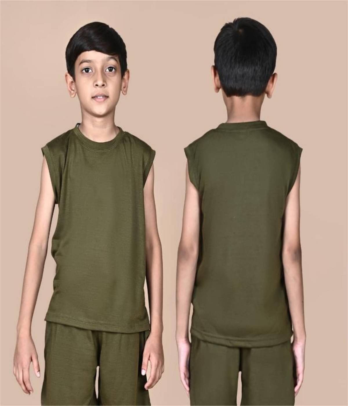     			AAL Pack of 1 Boys Cotton Blend T-Shirt ( Green )