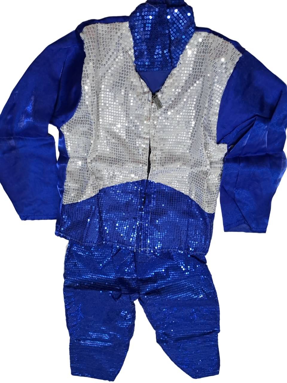     			Adhya Fashion Pack of 1 Boys Polyester Shirt & Pants Set ( Blue )