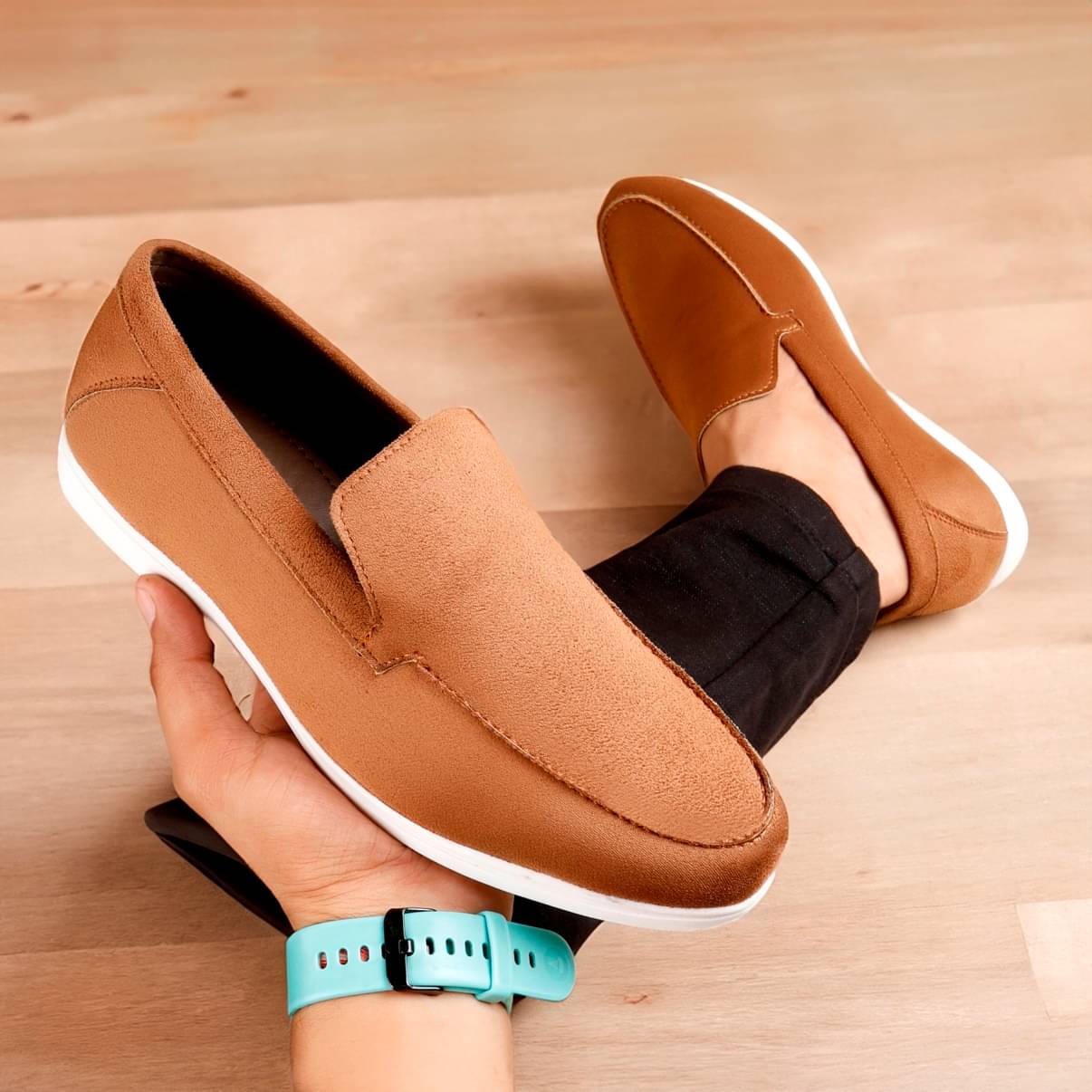     			BXXY Khaki Men's Slip on