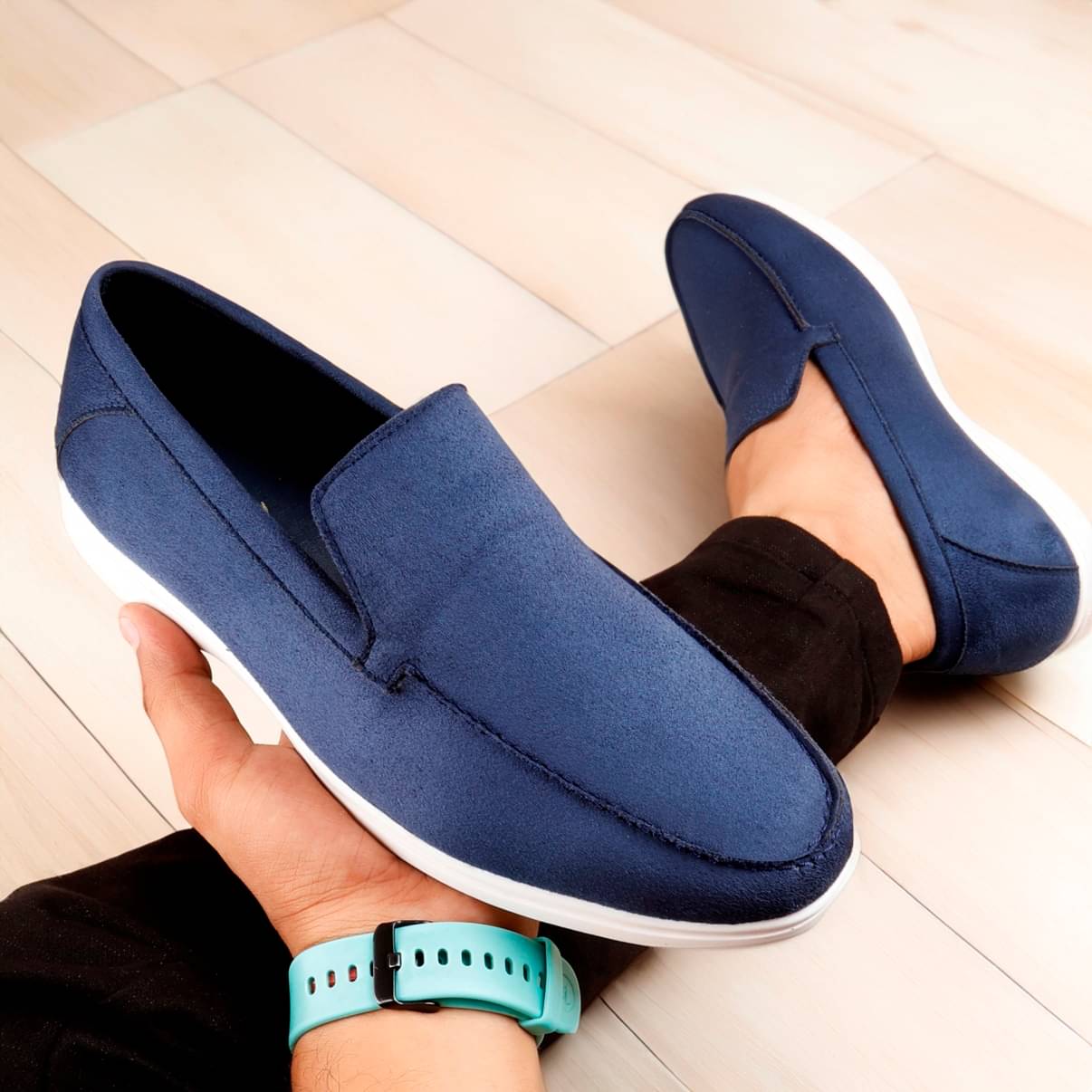     			BXXY Navy Men's Slip on