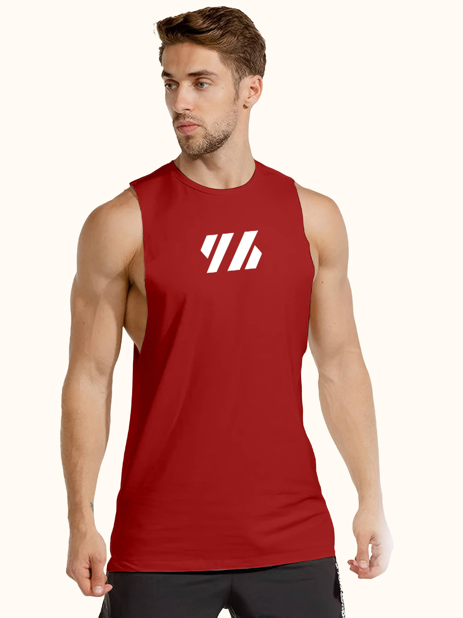 FTX Pack of 1 Lycra Gym Vest For Men ( Red ) FTX Pack of 1 Lycra Gym Vest For Men ( Red )