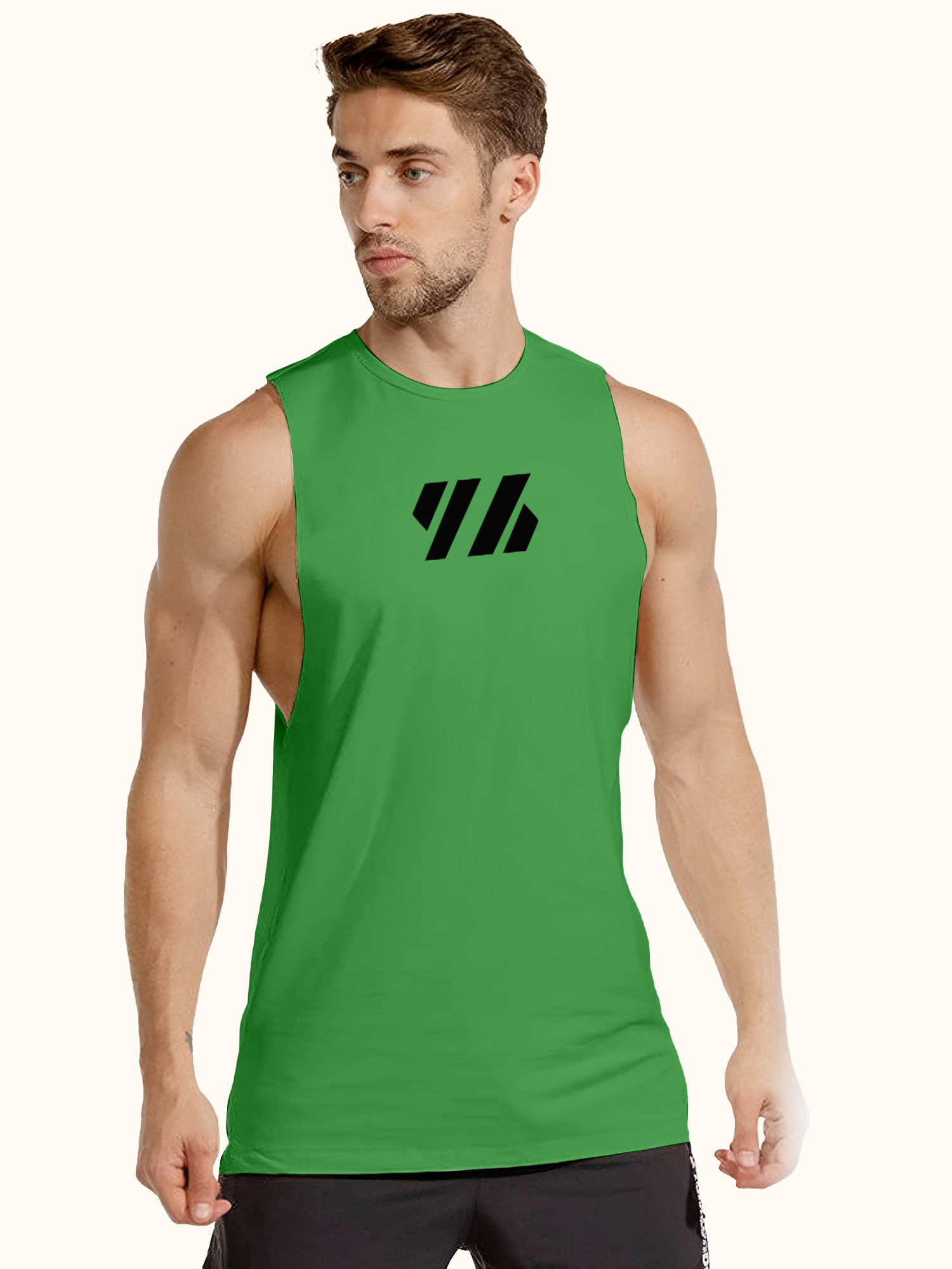 FTX Pack of 1 Lycra Gym Vest For Men ( Green ) FTX Pack of 1 Lycra Gym Vest For Men ( Green )
