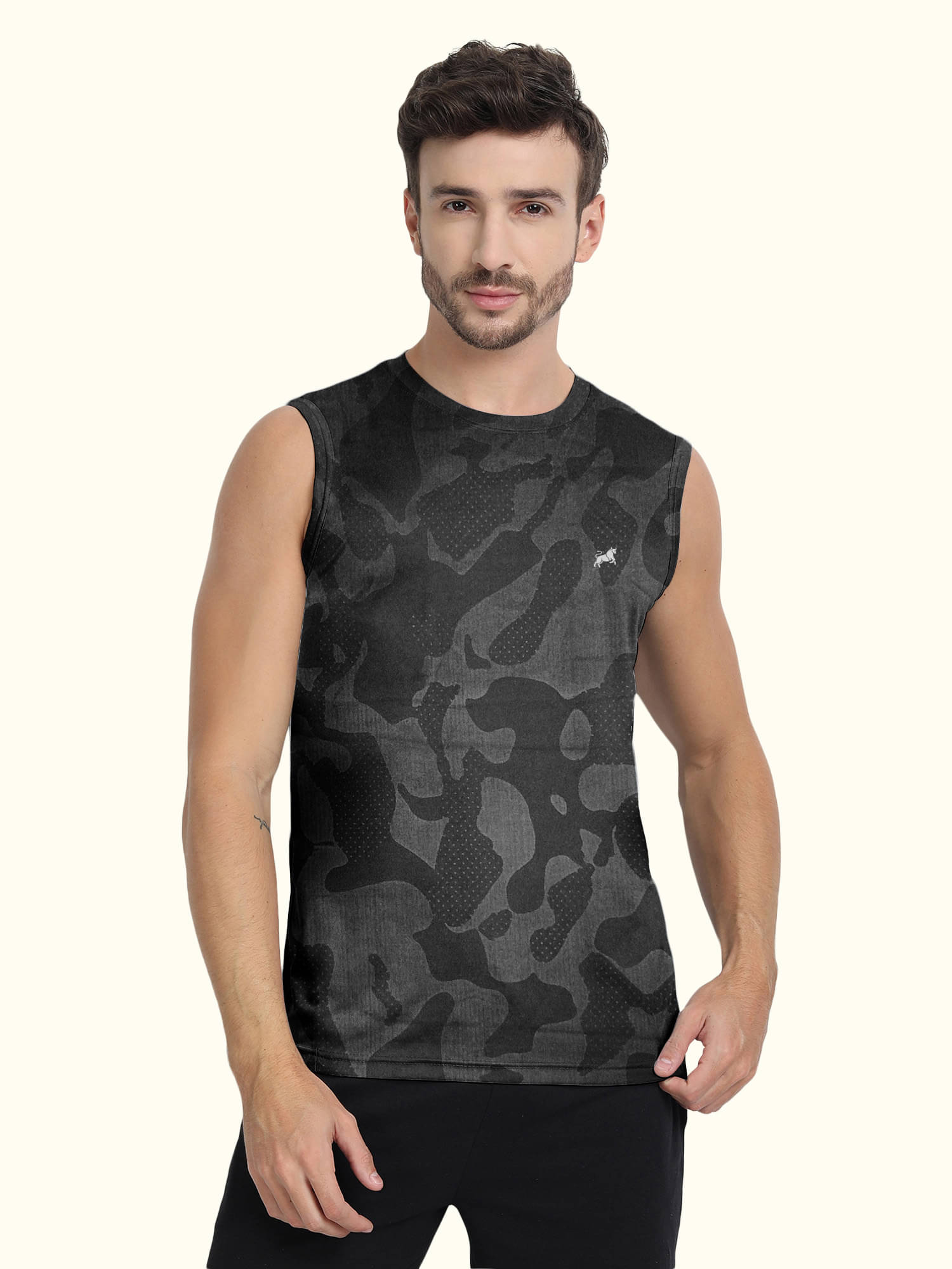 FTX Pack of 1 Polyester Tank For Men ( Black ) FTX Pack of 1 Polyester Tank For Men ( Black )