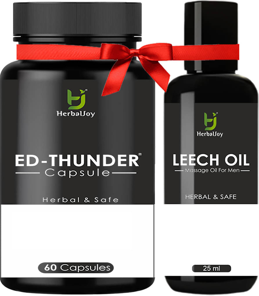     			Herbaljoy Ling Combo Pack For Longer & Harder 60 No.S Capsule And 30 Ml Oil (Pack of 2)