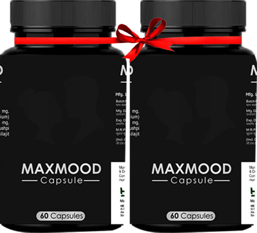 Herbaljoy Maxmood Libido Ayurvedic Capsules 60 No.S (Pack of 2) Herbaljoy Maxmood Libido Ayurvedic Capsules 60 No.S (Pack of 2)