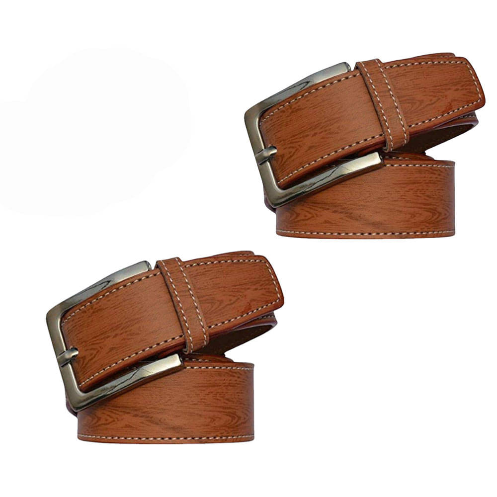     			Kastner - Multicolor PU Men's Casual Belt ( Pack of 2 )