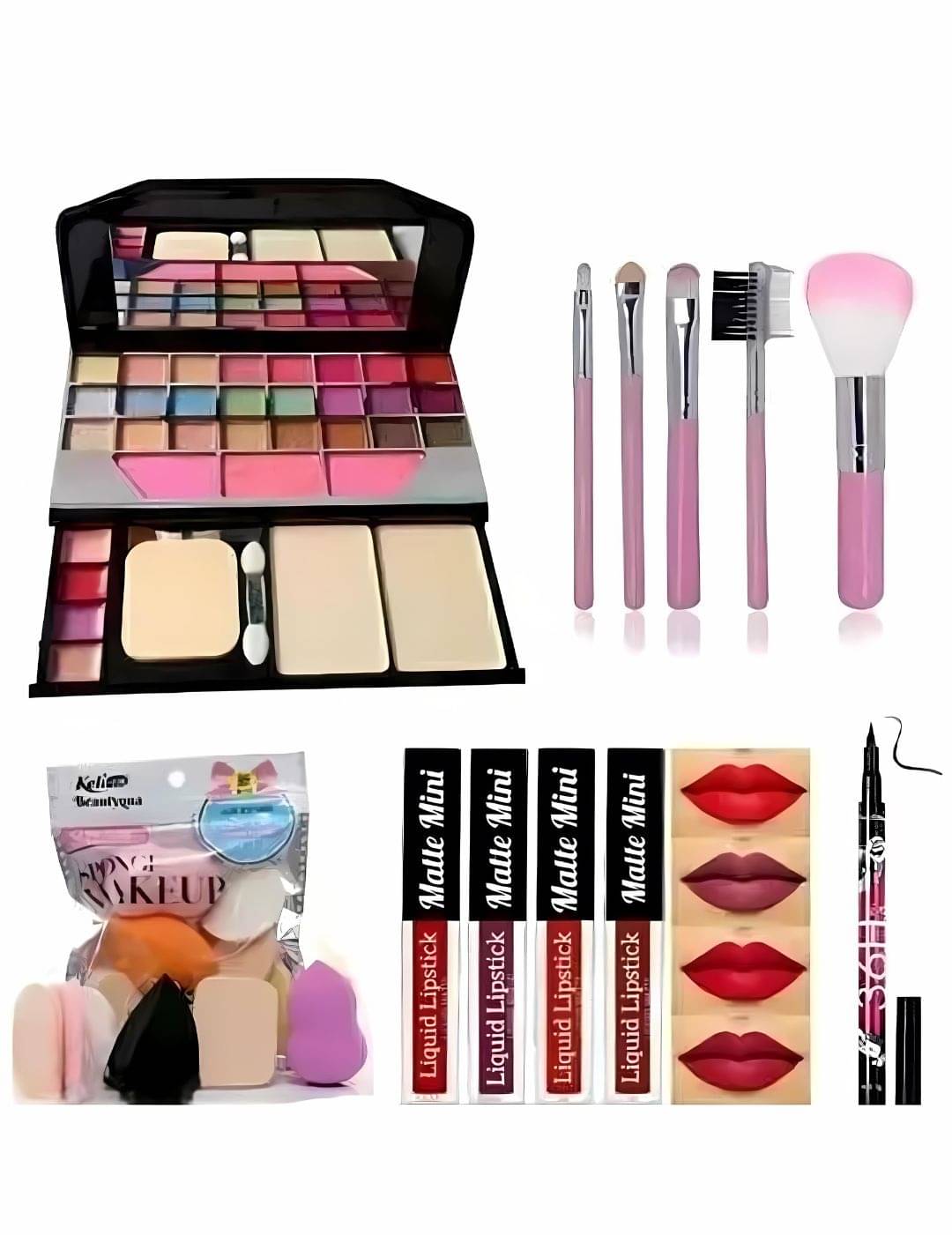     			Lenon Makeup Kit (  Daily Use Makeup Combo Kits )