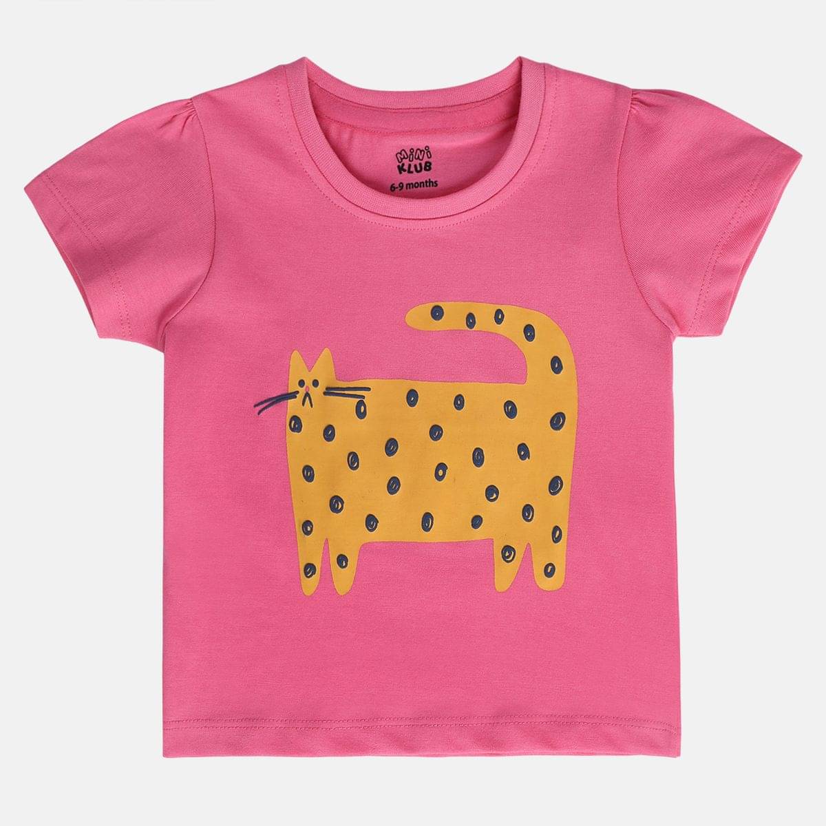     			MINI KLUB Pack of 1 Baby Girls Cotton Top ( Pink )