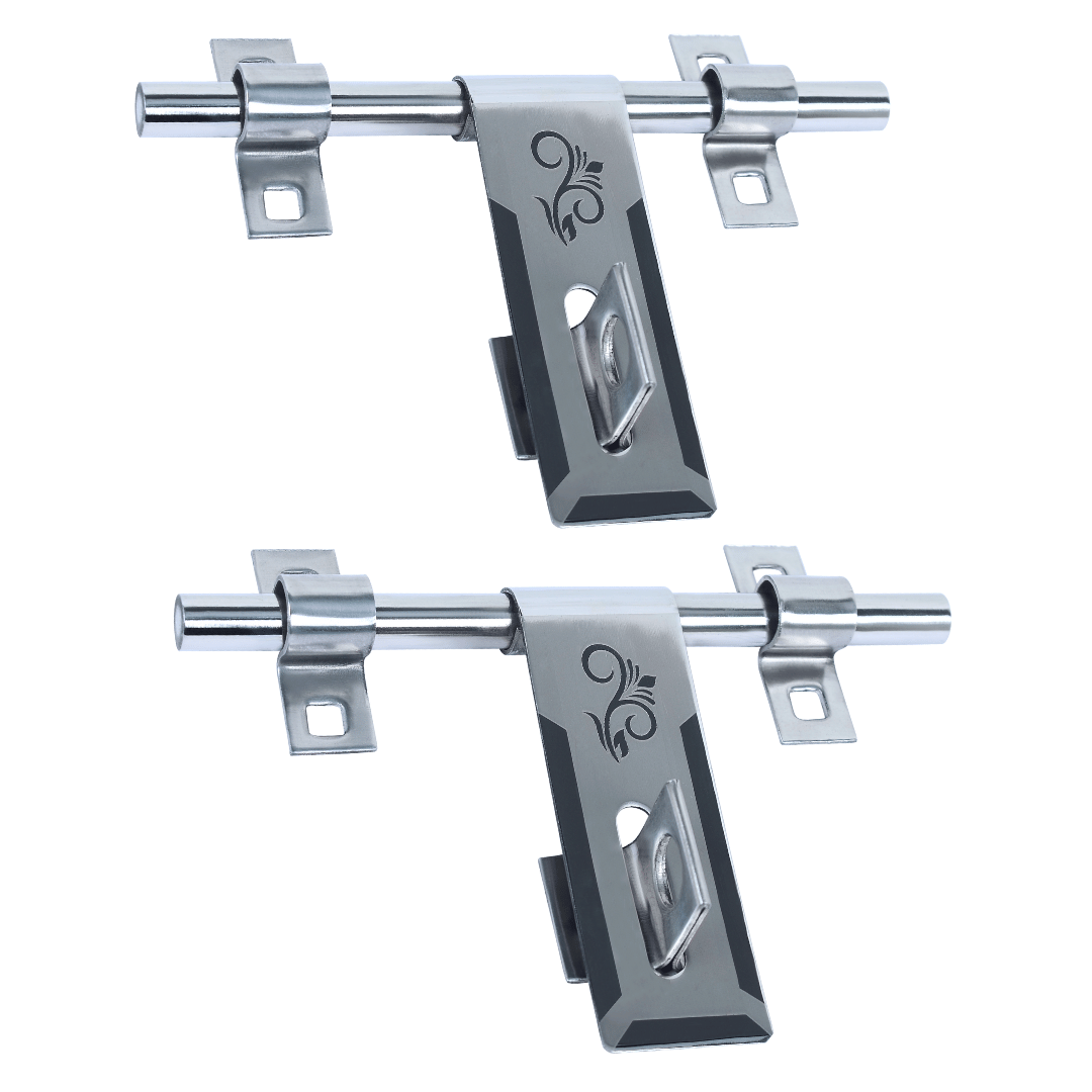 Malaikah 2002 Premium SS Door Aldrop, 8 Inch Size, 14mm Rod for Enhanced Security - Pack of 2     			Malaikah 2002 Premium SS Door Aldrop, 8 Inch Size, 14mm Rod for Enhanced Security - Pack of 2