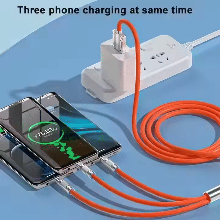     			Multi-Device Charging Cable – 3-in-1 Design with Lightning, USB-C & Micro USB – Fast & Durable