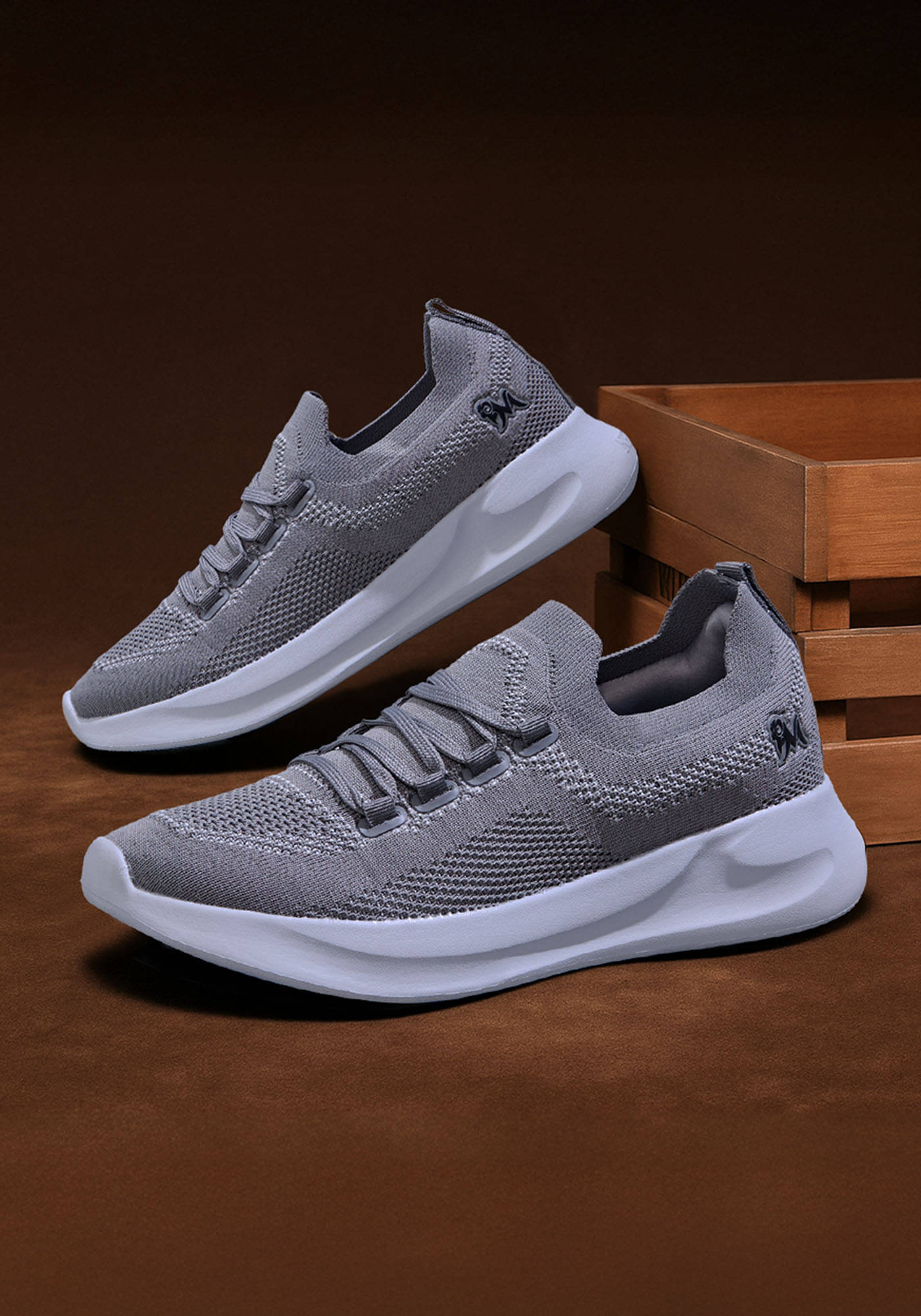     			Neemans BEGIN WALK LEAP Grey Men's Sneakers