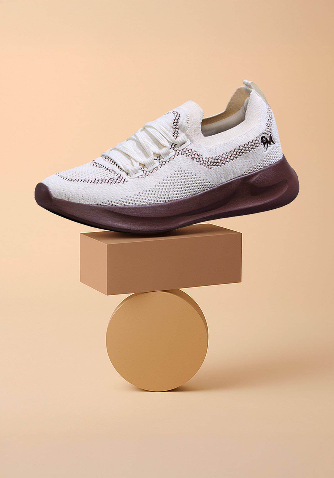     			Neemans BEGIN WALK LEAP Off White Men's Sneakers