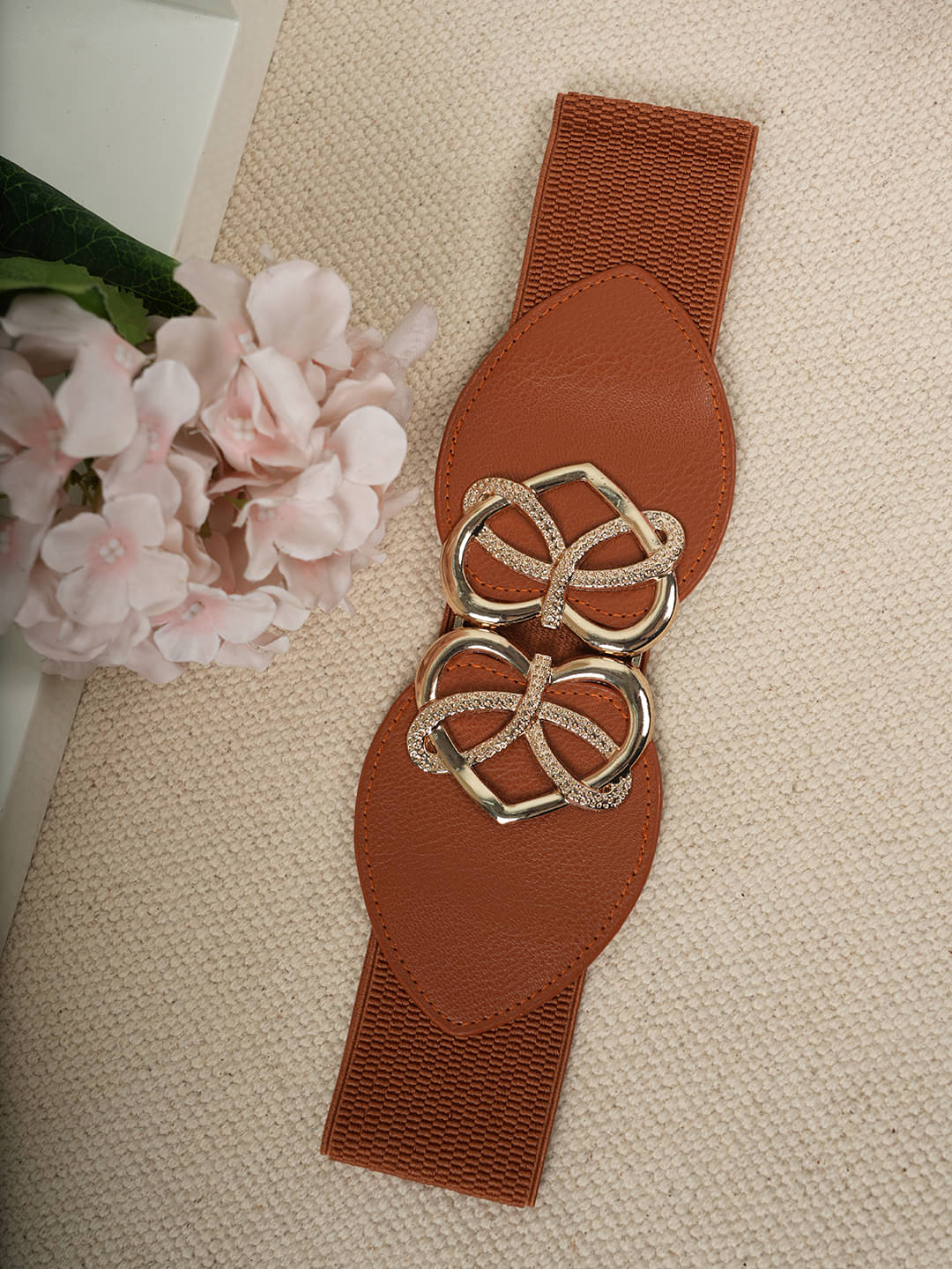     			STYLE SHOES Fabric Women's Stretchable Belt ( Pack of 1 )