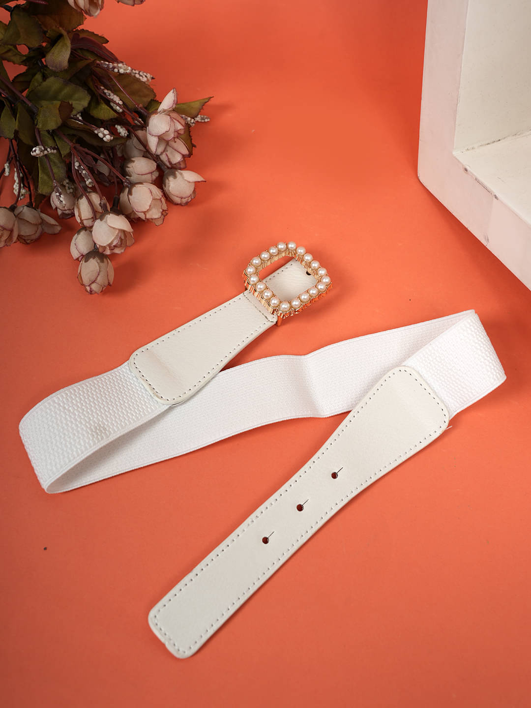     			STYLE SHOES Fabric Women's Stretchable Belt ( Pack of 1 )