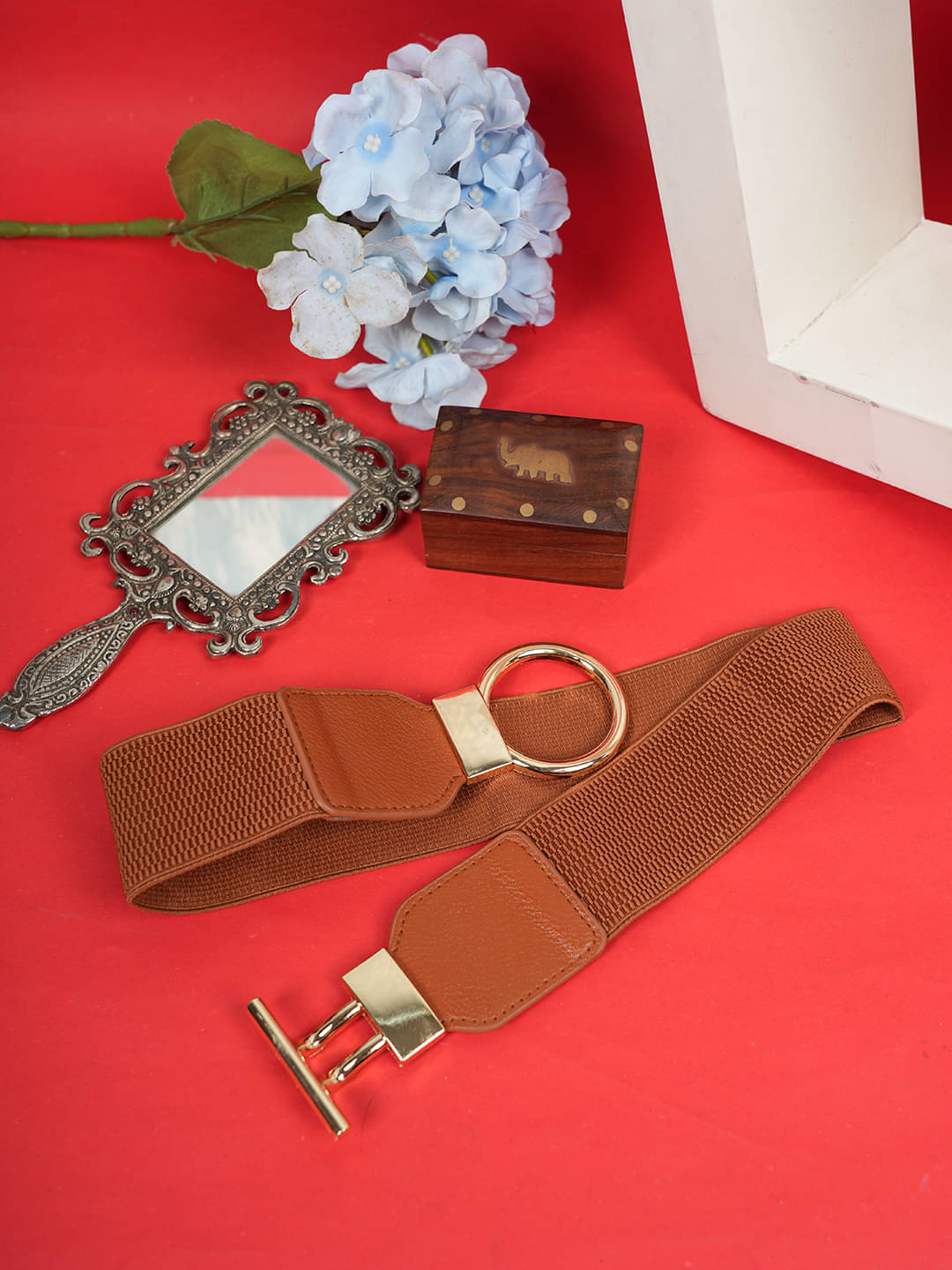     			STYLE SHOES Fabric Women's Stretchable Belt ( Pack of 1 )