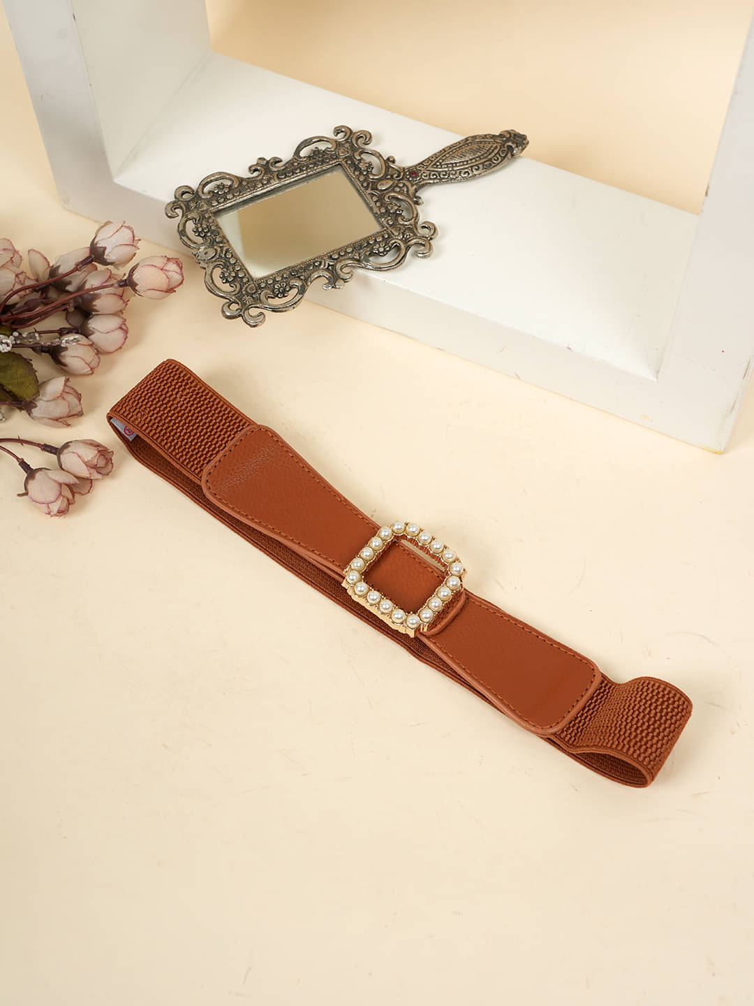     			STYLE SHOES Fabric Women's Stretchable Belt ( Pack of 1 )