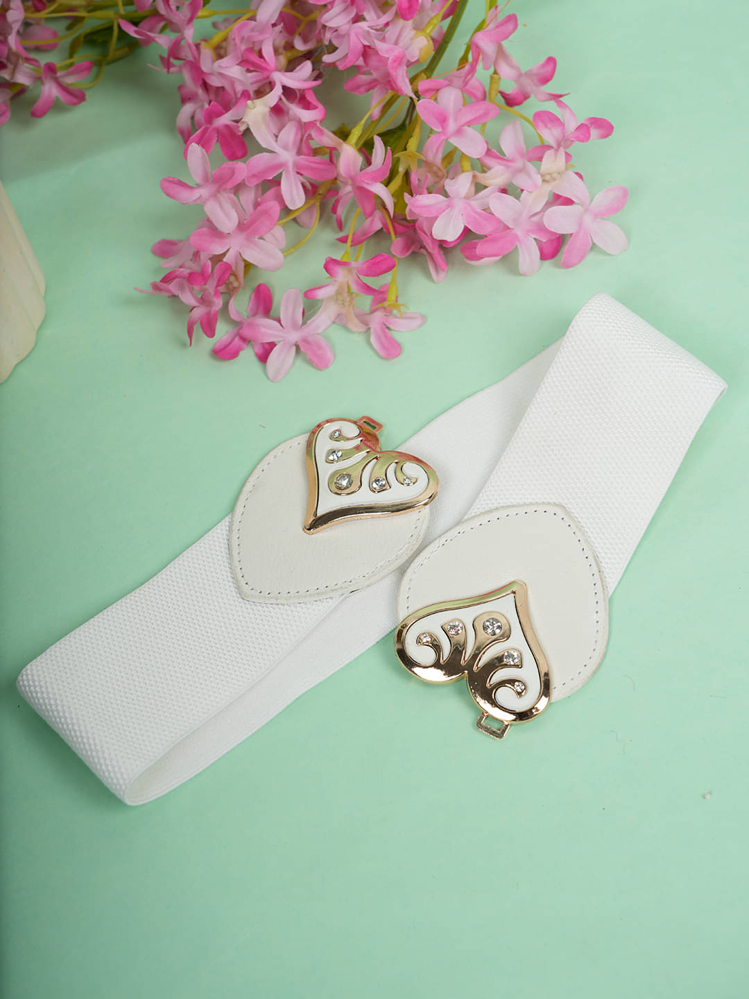     			STYLE SHOES Fabric Women's Stretchable Belt ( Pack of 1 )