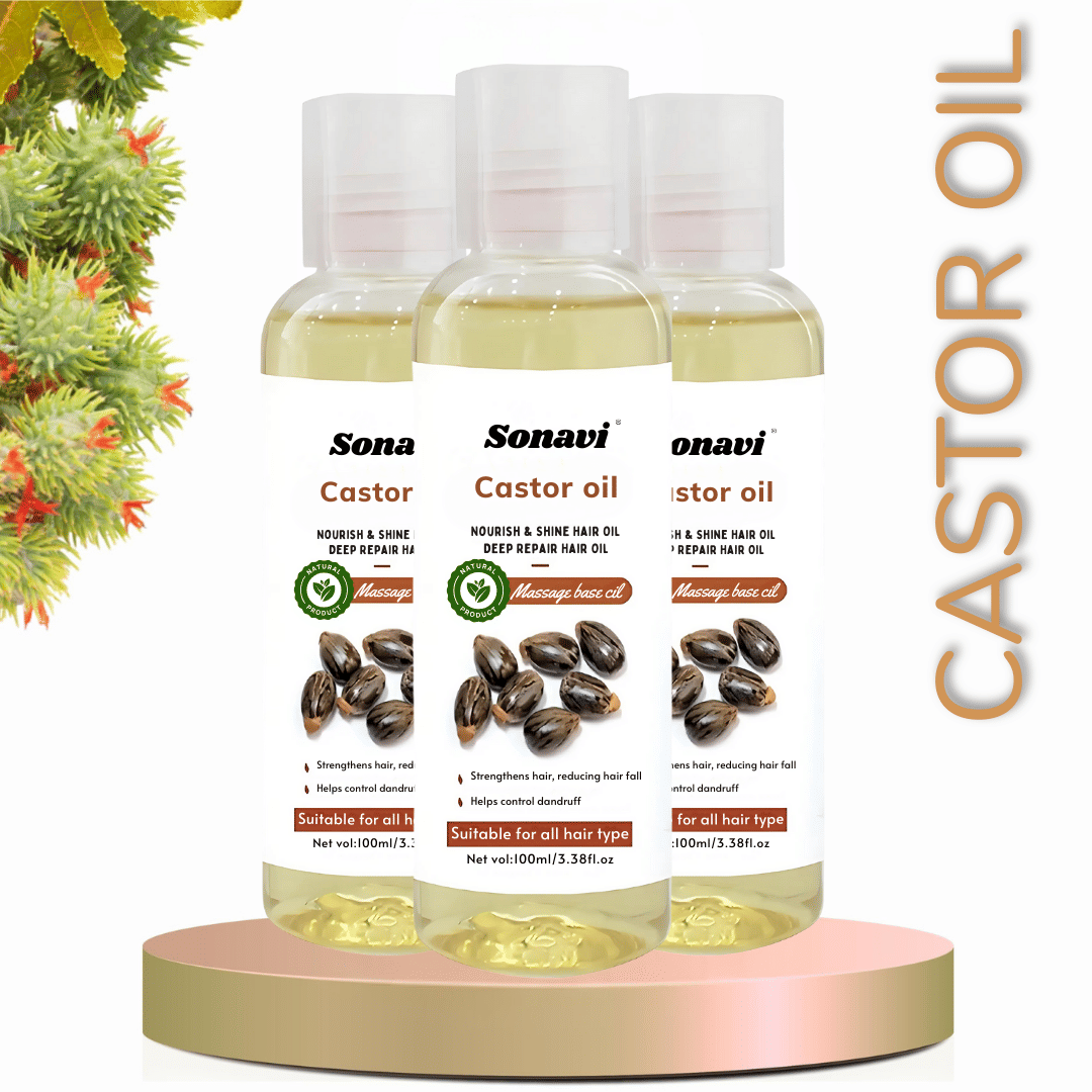 Sonavi Frizz Control Castor Oil 100 ml ( Pack of 3 )     			Sonavi Frizz Control Castor Oil 100 ml ( Pack of 3 )