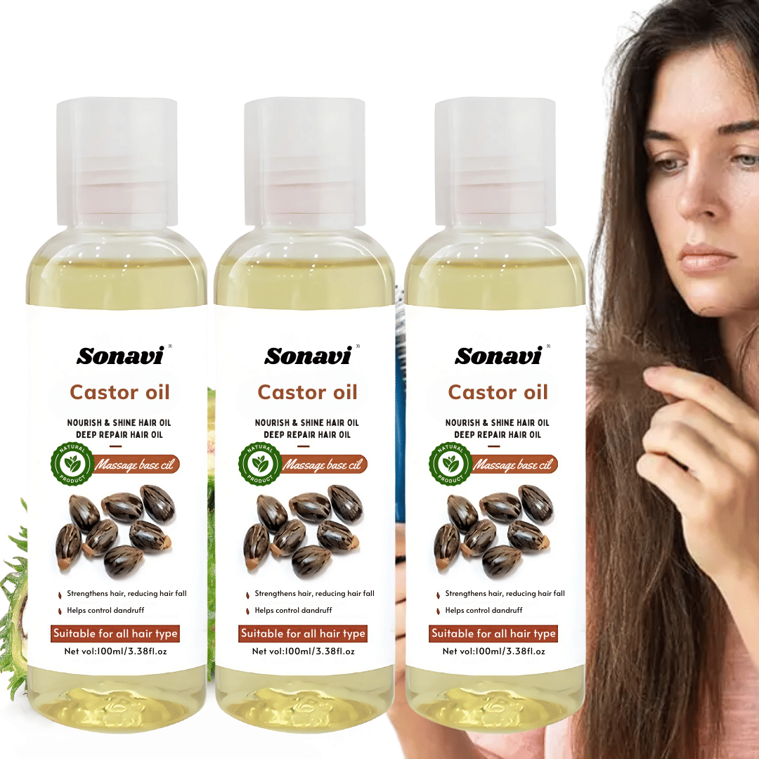     			Sonavi Moisturizing Castor Oil 100 ml ( Pack of 3 )
