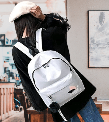     			THE MONAINA CEAPT Backpack PU Set of 1 ( Grey )