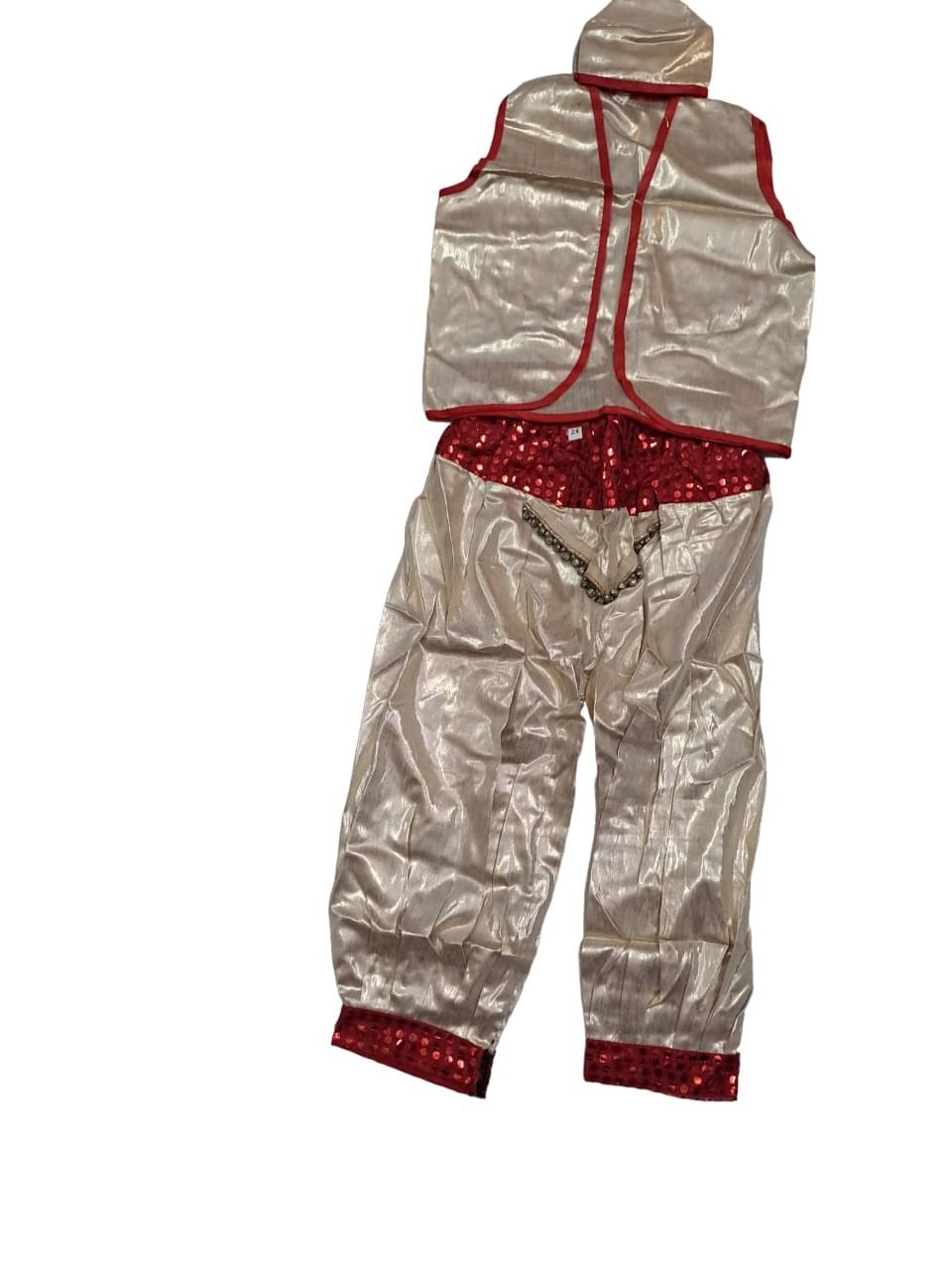     			ADHYA Boys Fantasy Costume ( Silver,Red )