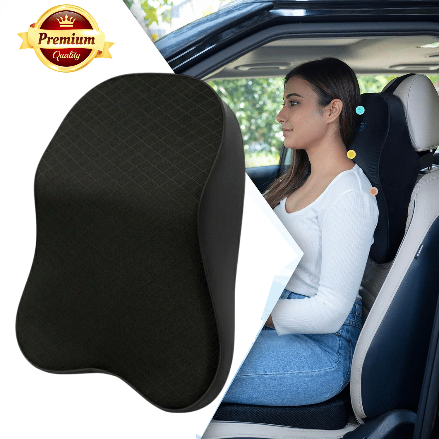     			AKSMIT Single Memory Foam Pillow