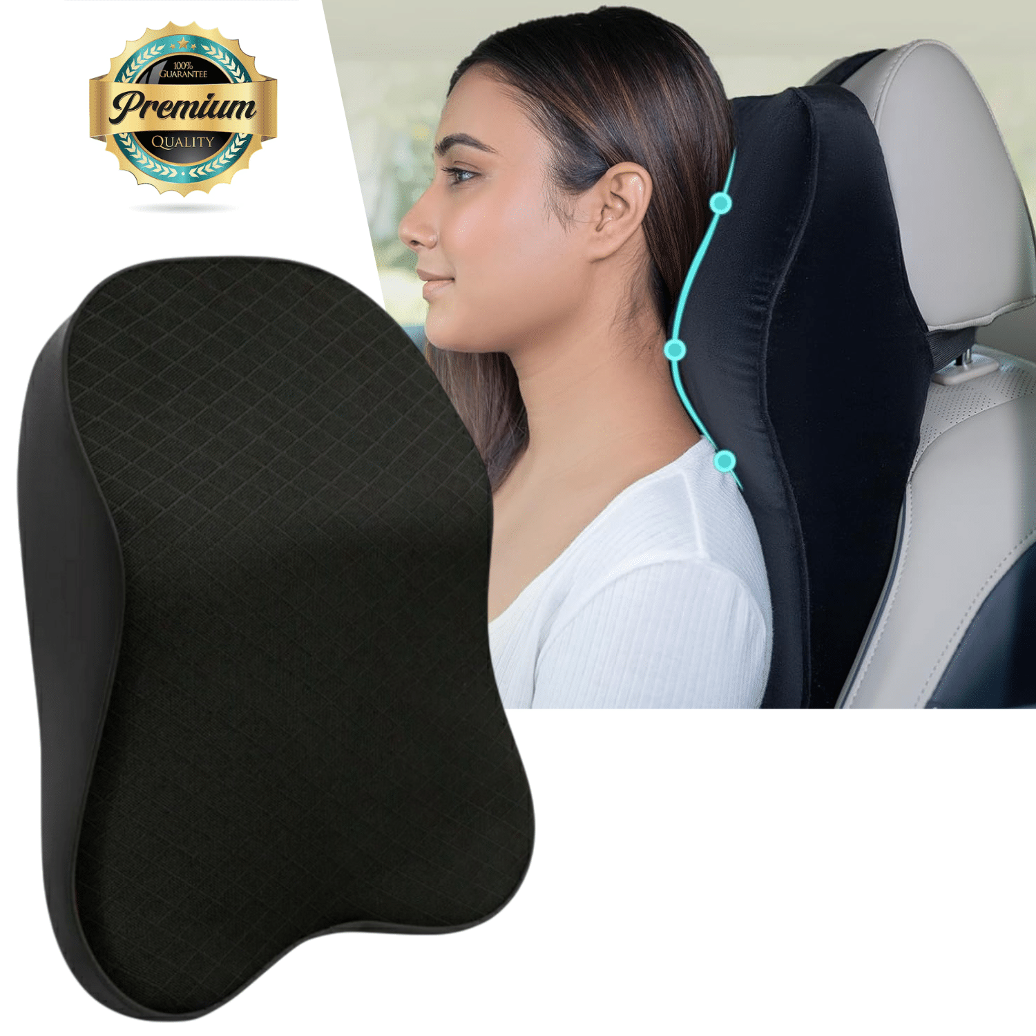    			AKSMIT Single Memory Foam Pillow