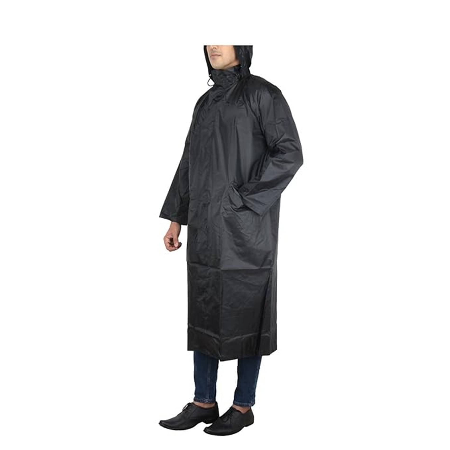     			ATIPRIYA Black Polyester Men's Raincoat ( Pack of 1 )